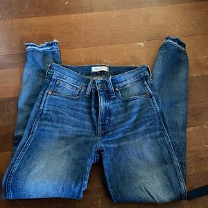 Madewell Women's High Rise Blue Jeans